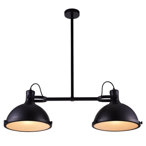 Cwi Lighting Strum 2 Light Island Chandelier With Black Finish 9760P37-2-101 - main